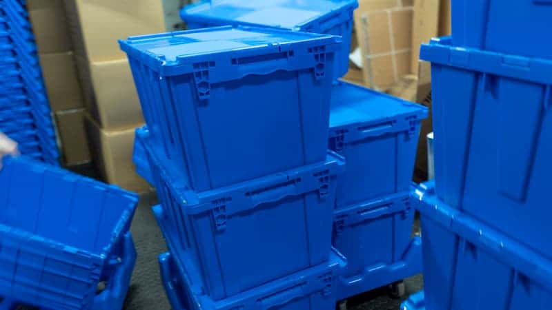Plastic Moving Crates