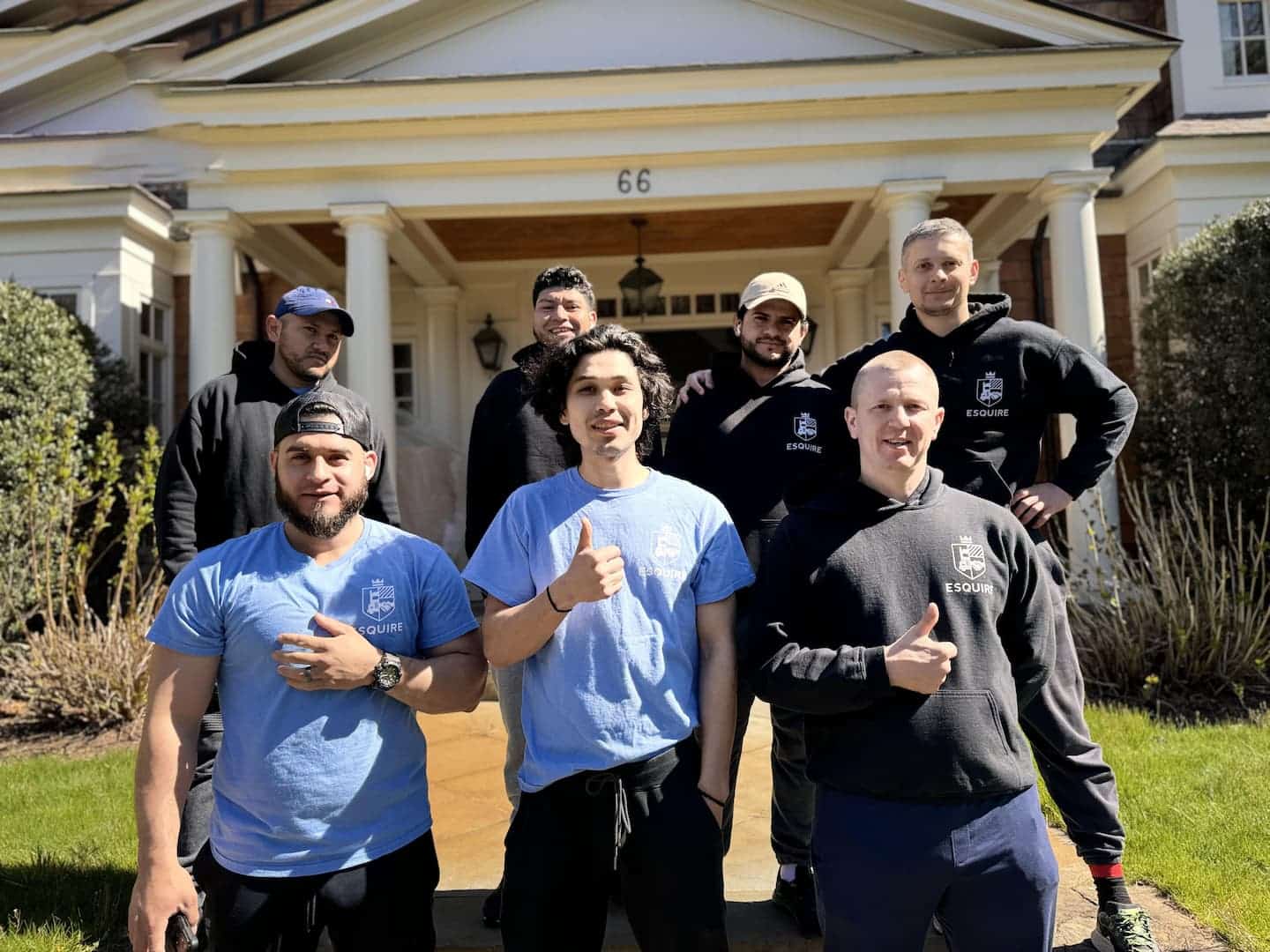 Esquire Moving team with local moving clients
