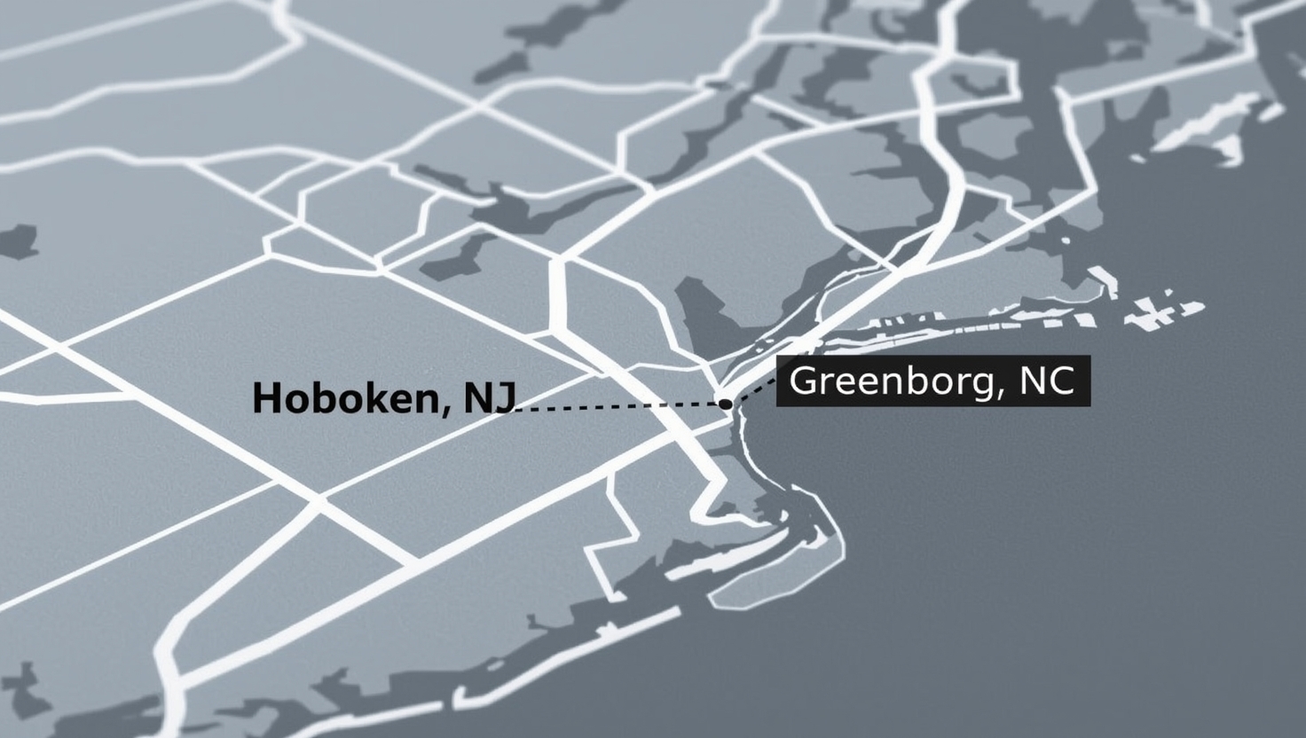 Hoboken, NJ to Greensboro, NC movers