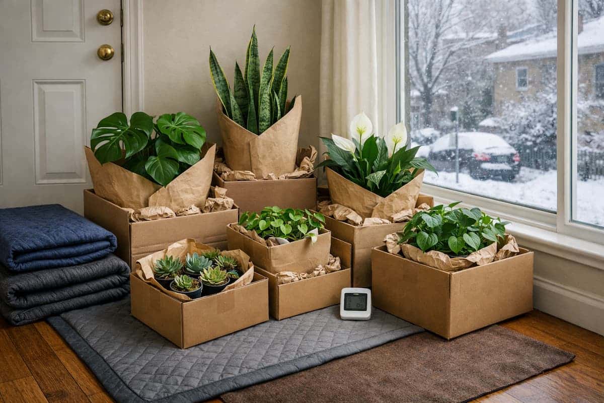 How to Move Houseplants in New England Winter