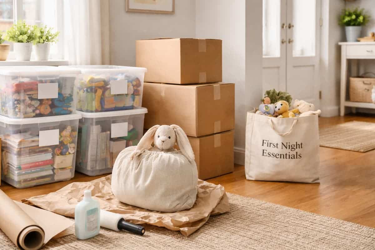 How to Pack Kids Items and Stuffed Animals for Moving
