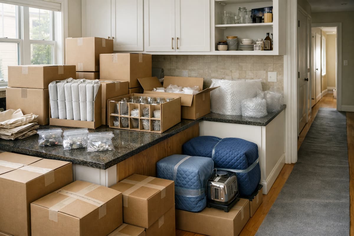 How to Pack a Kitchen for Moving
