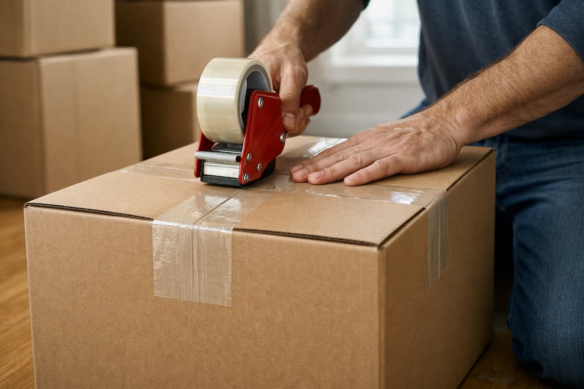 How to Tape a Moving Box Correctly