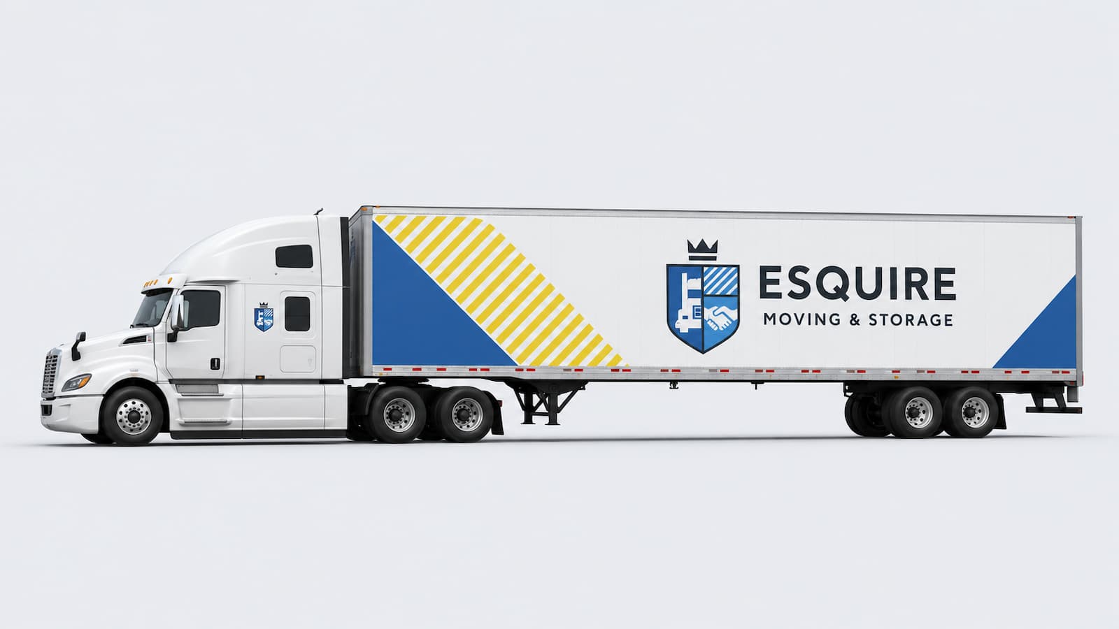 Esquire 53 foot tractor trailer for long-distance moving