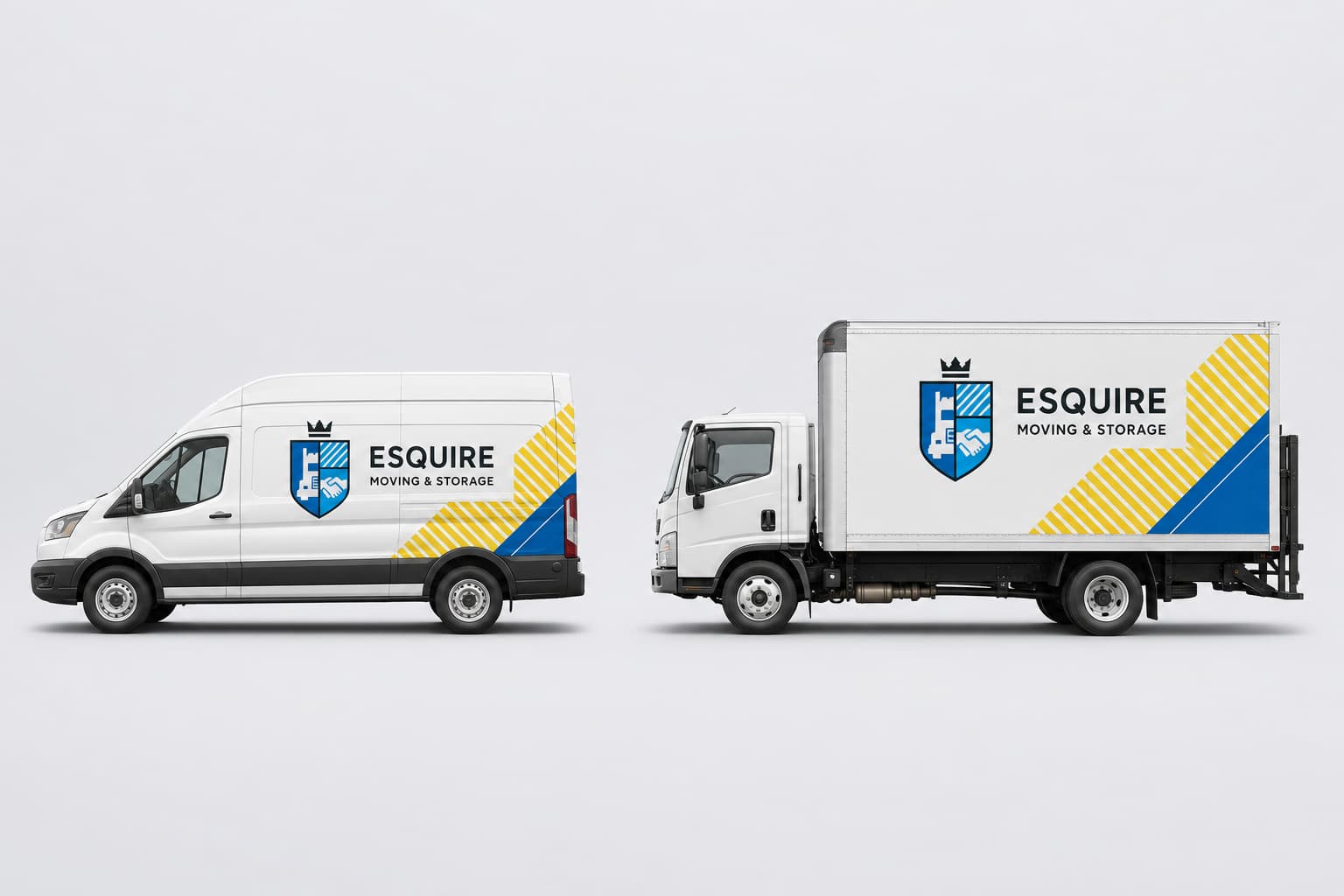 Esquire cargo van and box delivery vehicle