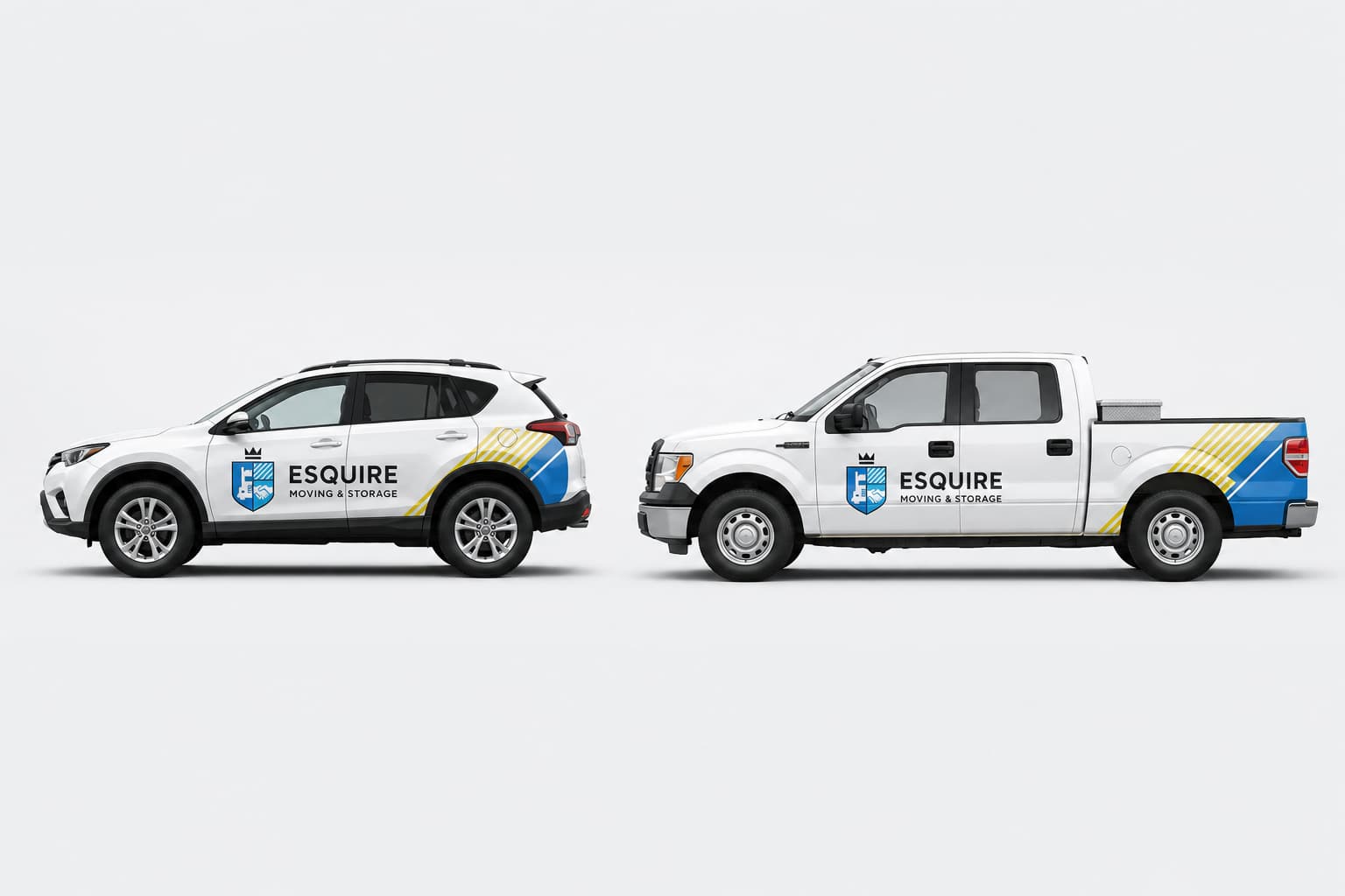 Esquire fleet support car and pickup truck